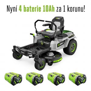AKU zahradní rider s nulovým poloměrem zatáčení EGO Z6 ZT4201E-L