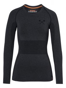 Dámské tričko s dlouhým rukávem šedé